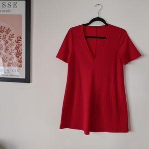 Zara | ribbed mini dress